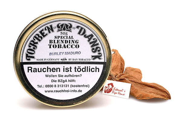 Torben Dansk Burley Maduro Pipe tobacco 50g Tin